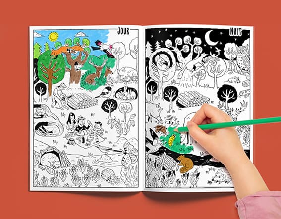Ton livret « Coloriage jour et nuit »