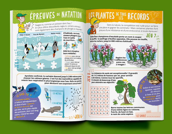 Ton livret-jeux « Les JO de la nature »
